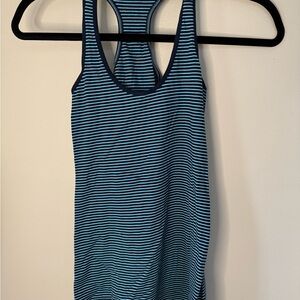 Striped Blue Tank Top
